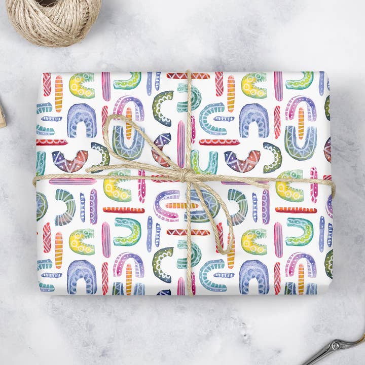 Carta da regalo astratta ad acquerello per la vendita all'ingrosso da parte di Dot&Jot