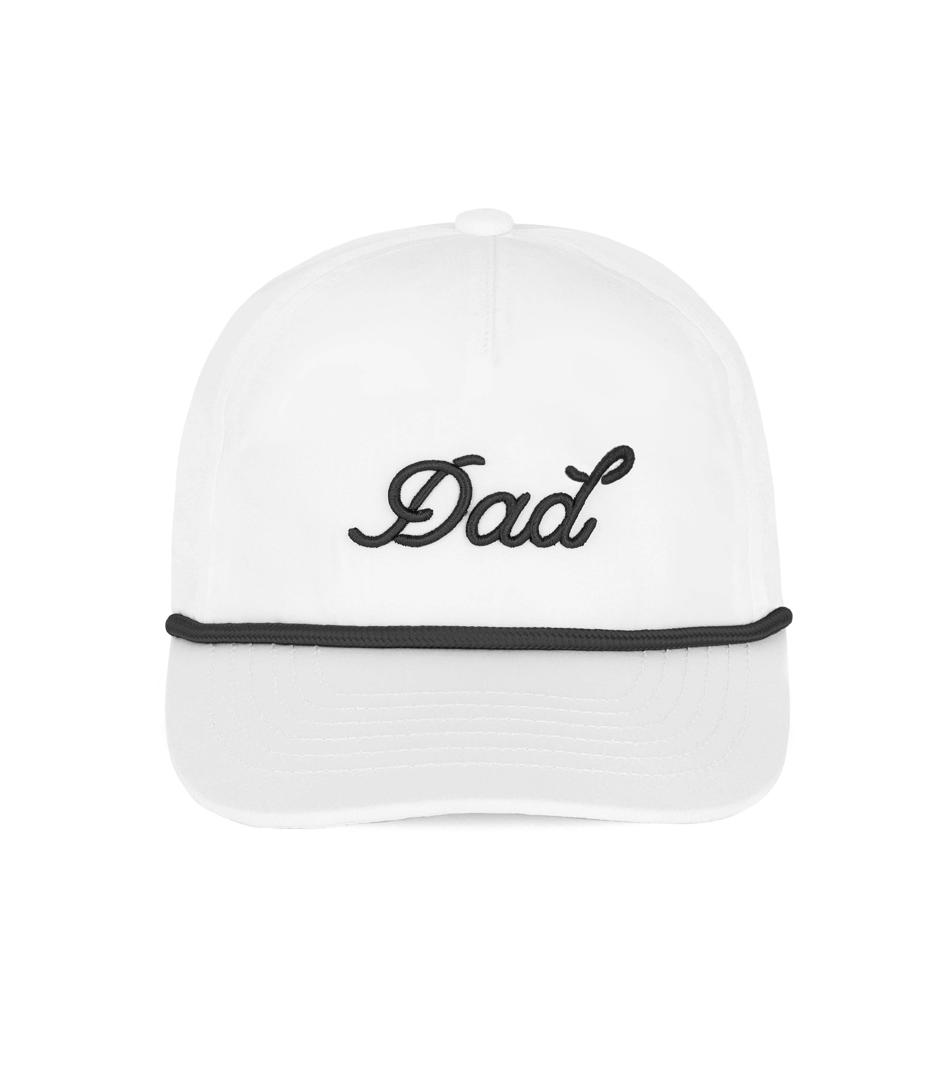 Dad Brand - Vente Casquette de baseball – homme - Chapeau Corde Papa | Blanc1