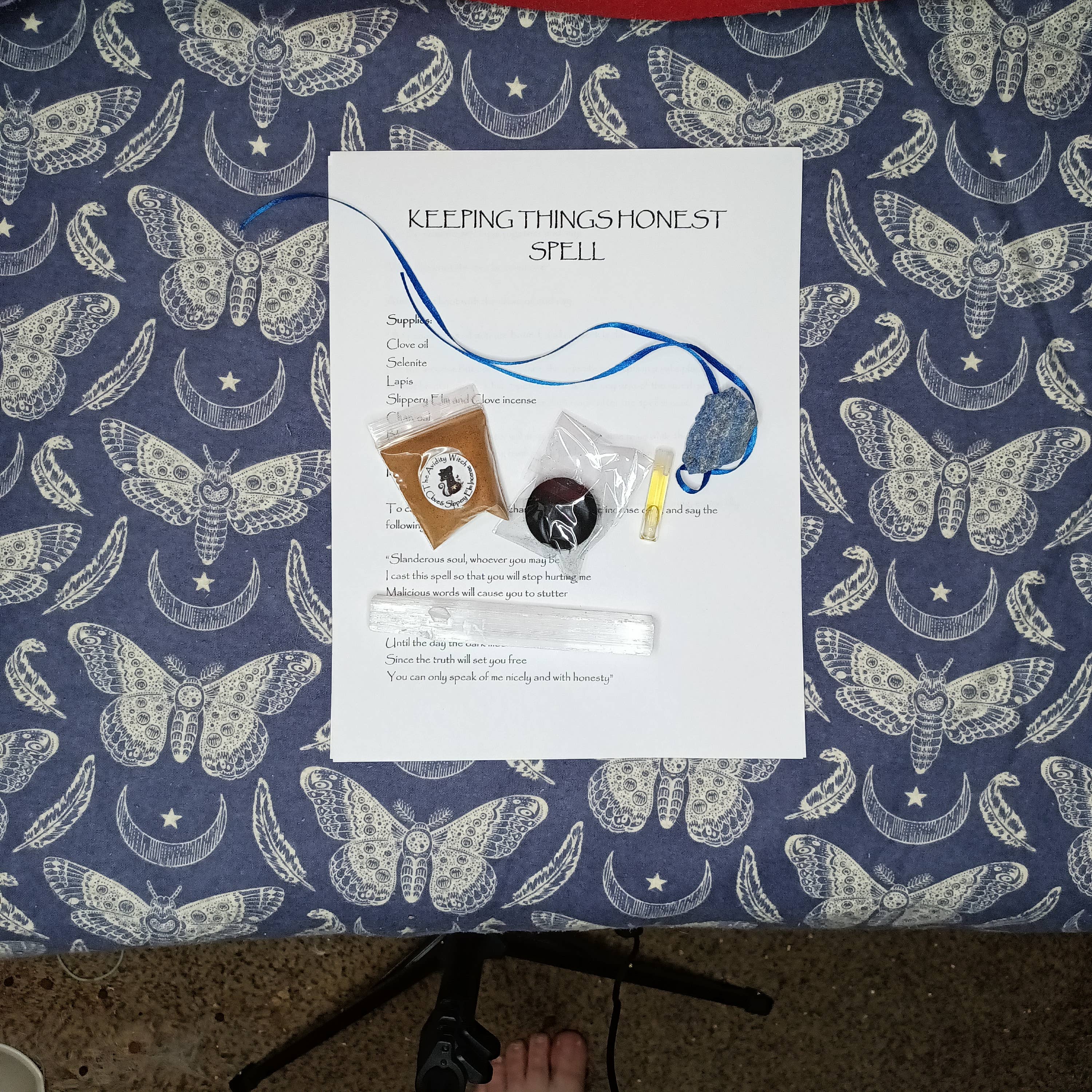 The Avidity Witch - Wholesale Meditation Supplies - Keeping Things Honest Spell Kit8