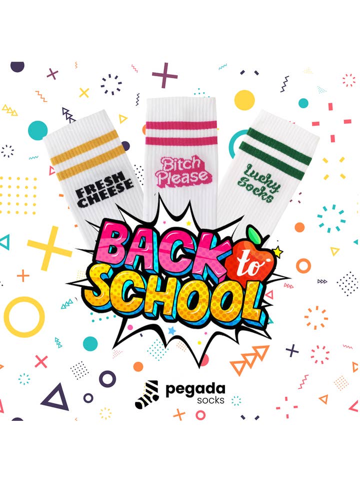 PEGADA SOCKS - Wholesale Socks - Women's - BITCH SOCKS PLEASE