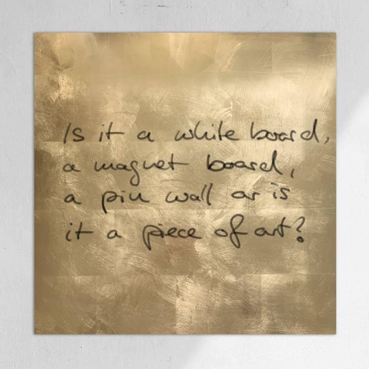 Calvill - Wholesale Whiteboard/Dry-Erase Board - Gold magnetic board/whiteboard/pin board0