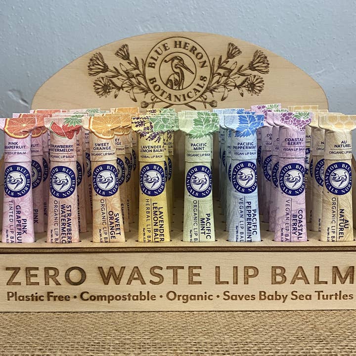 Blue Heron Botanicals - Wholesale Lip Balm - Lip Balm POP Display