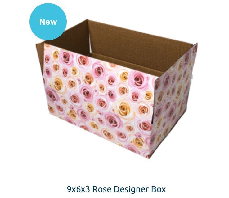 PLT Wholesale – Caixa de presente por atacado – Caixas de Envio Designer em Rose Gold com Estilo Floral20