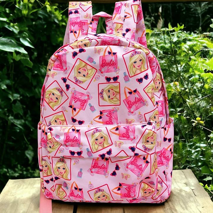 Character barbie printed Medium size backpack. BP-2023B for wholesale on Faire