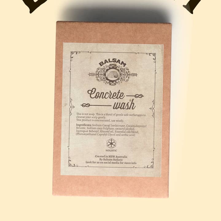 Balsam scalp Concrete wash for wholesale by Balsam Holistic