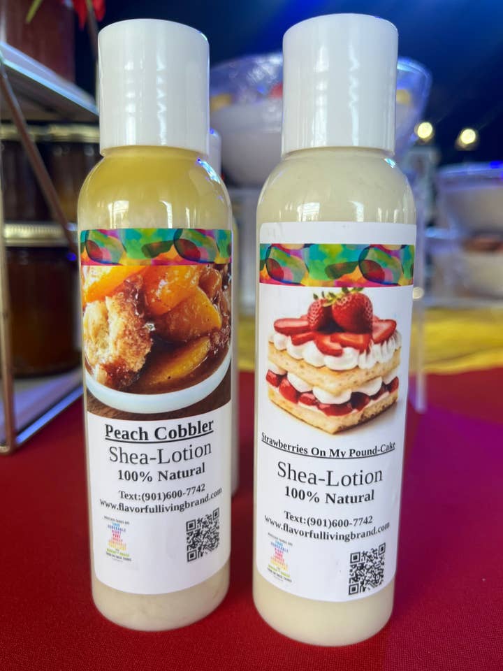 Lotion au beurre de karité pour la vente par Flavorful Living Brand