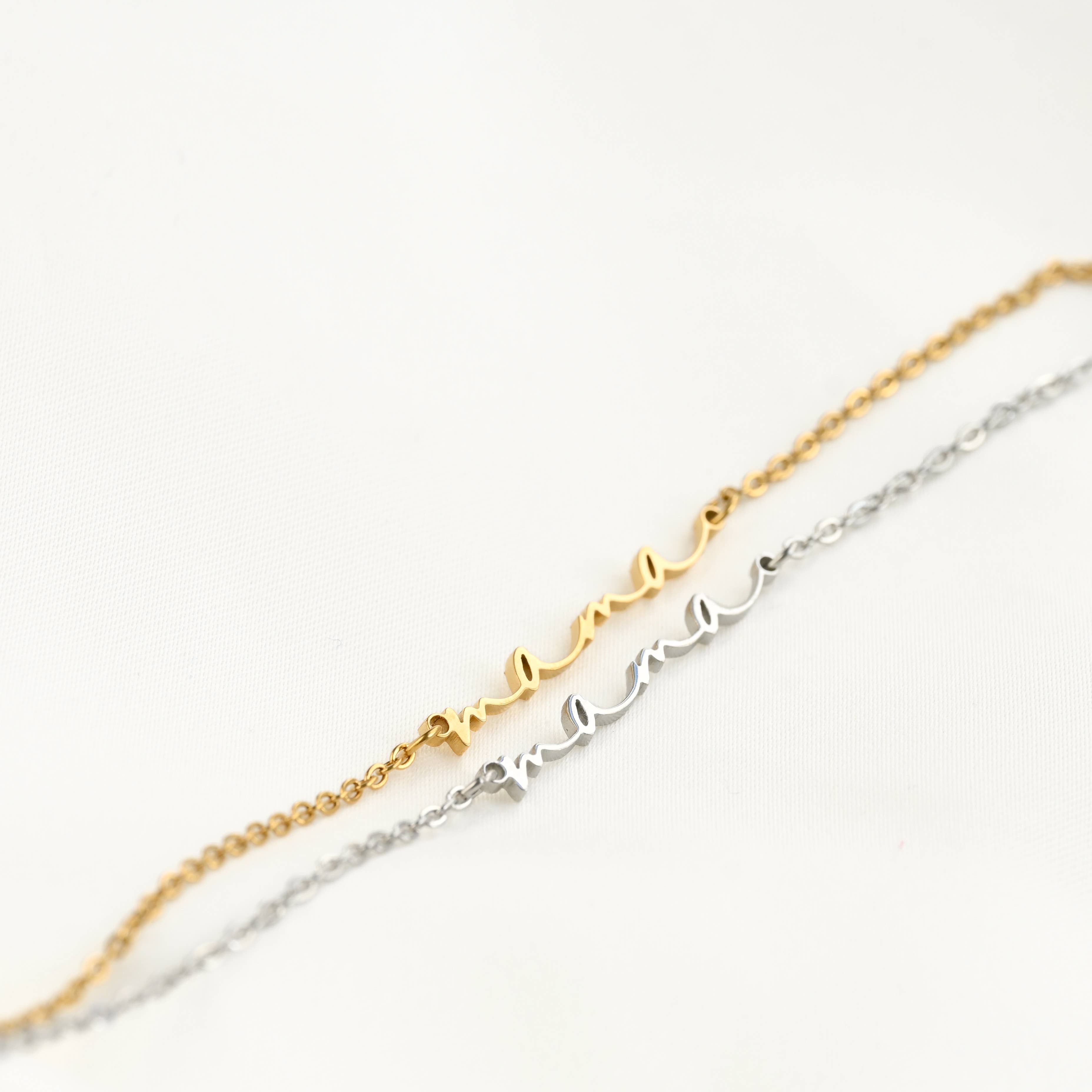 Blueyejewelry – Engroshandel Armbånd med vedhæng – Dainty Mama-armbånd - Mor-armbånd - Smykker til mors dag4