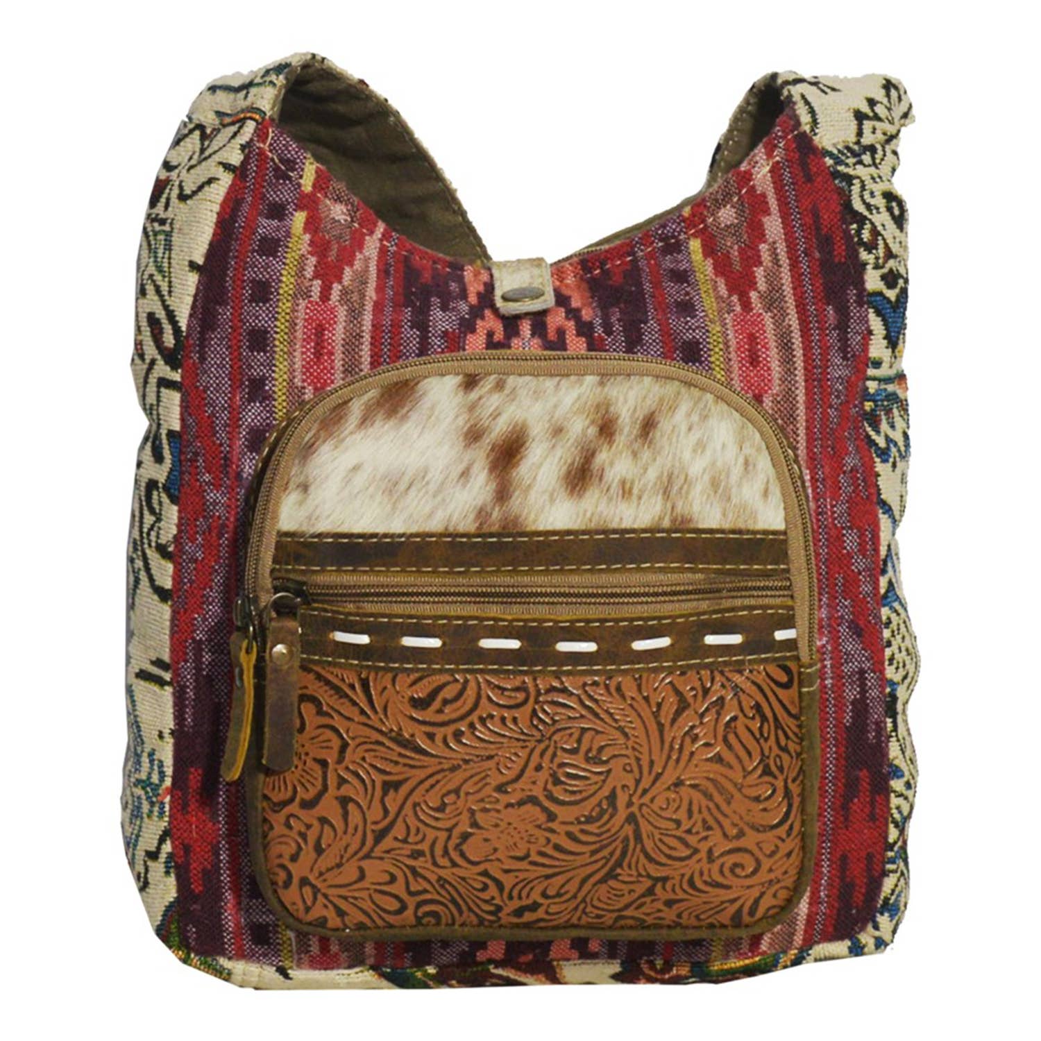 Hopofly Bags – Bolsa de ombro – Mulher por atacado – Bolsa de Ombro Geri para mulher em lona e couro2