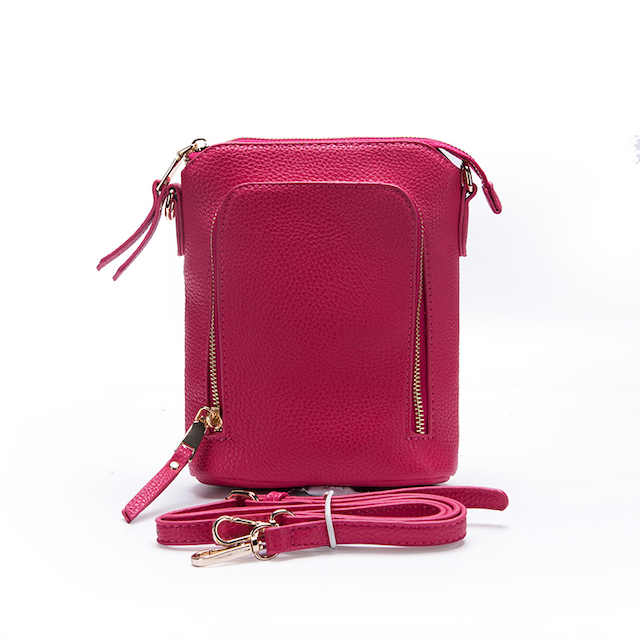 Pretty Persuasions - Wholesale Crossbody Bag - Women's - P25006 Zipper Front Small Crossbody Bag2