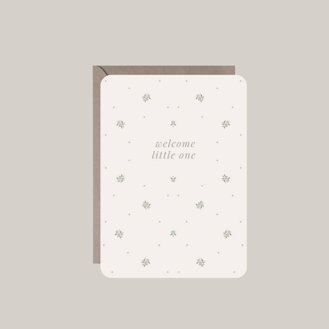 De Papierboetiek - Wholesale Baby Card - Card with envelope | welcome little one