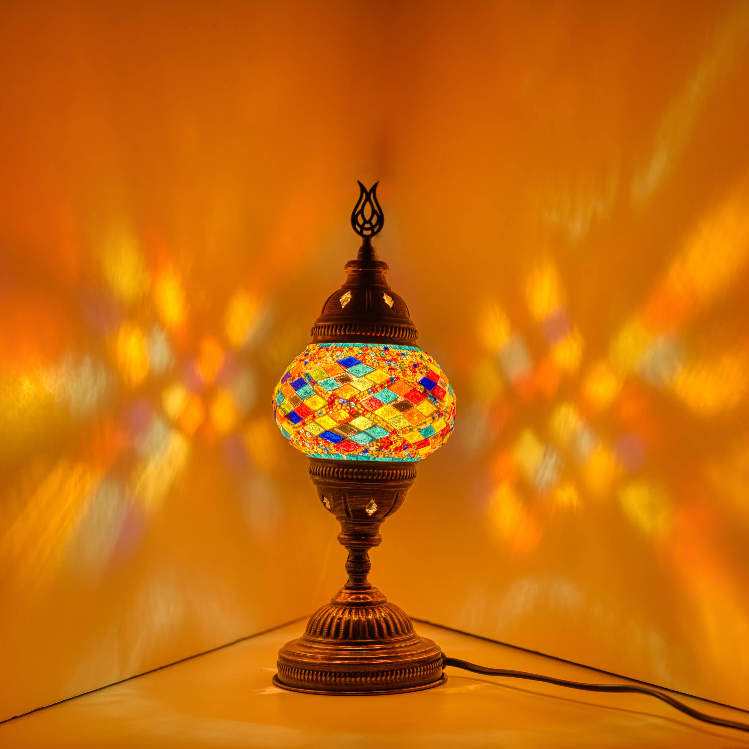 KAFTHAN - Vendita all'ingrosso Lampada da scrivania/d'accento - Lampade a Mosaico | Illuminazione Regalo Decorativo per le Feste di Natale33