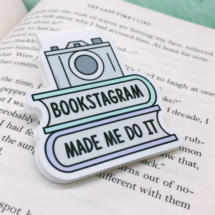 Bookstagram Made Me Do It Bookmark for wholesale by My Secret Copy