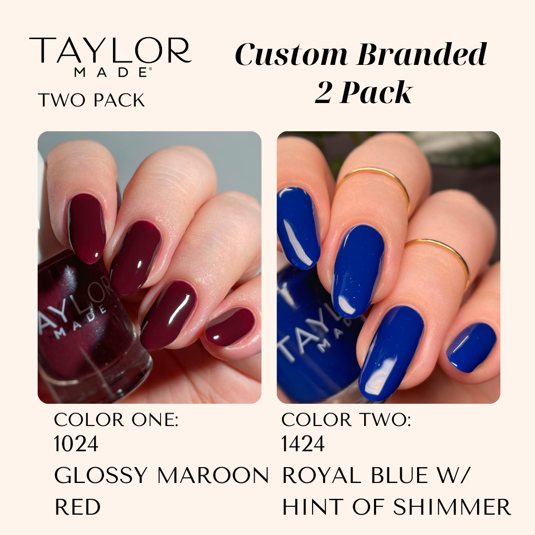 Taylor Made Polish – wholesale Nail polish – Custom Nail Polish: 2 Pack Long-wearing + Vegan + Non-toxic155