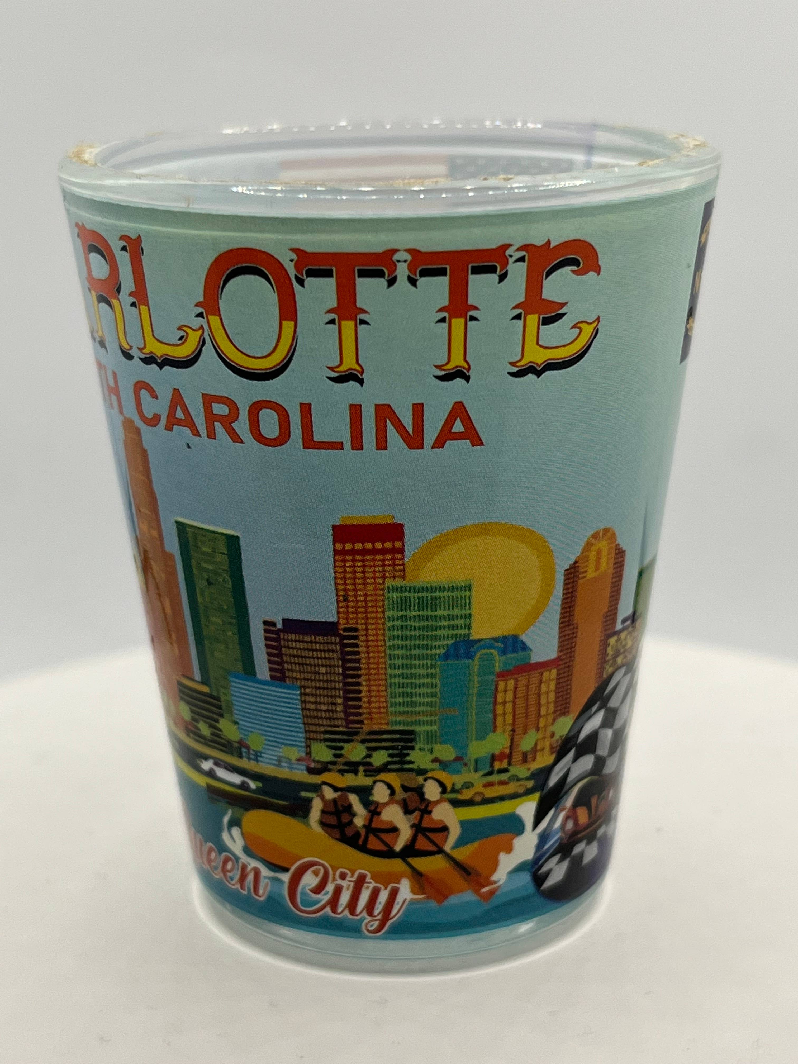 7 Star - Vente Verre à shooter - Verre à liqueur « Charlotte » North Carolina 2 oz1