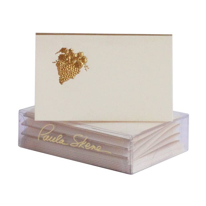 Grape Cluster Enclosure Card for wholesale by PAULA SKENE DESIGNS