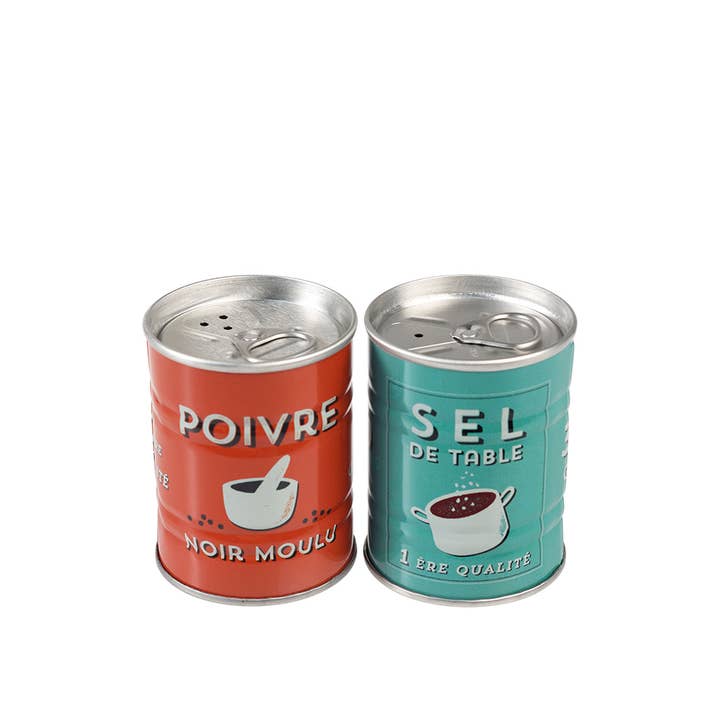 Rex B2B - Europe - Wholesale Salt & Pepper Shaker Set - Tin salt and pepper shakers - Sel and poivre3