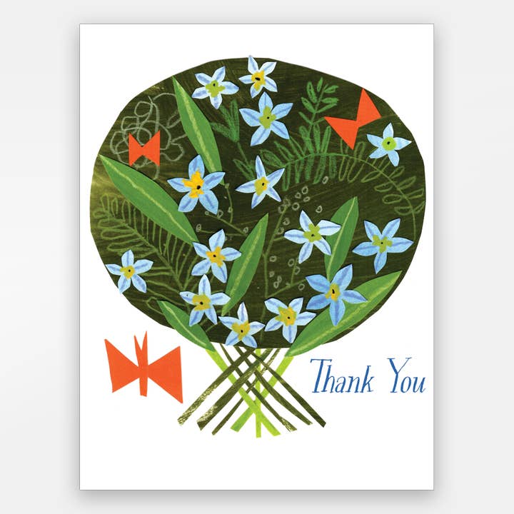 Thank You Blue Bouquet for wholesale by Paste