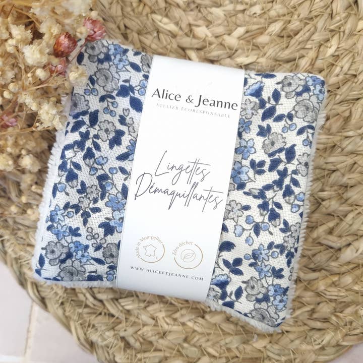 Louise X5 washable makeup remover wipes for wholesale by Alice et Jeanne