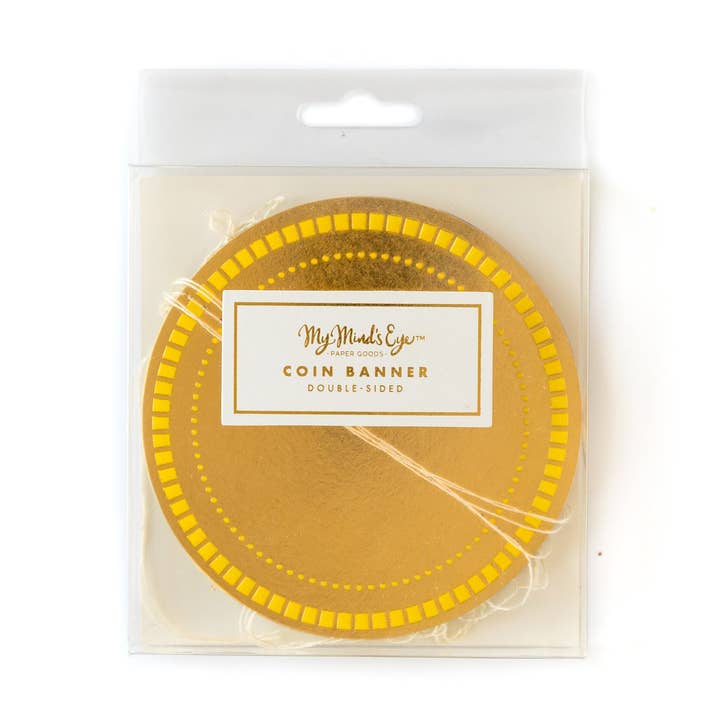 MGP103 - Mardi Gras Coin Banner for wholesale by My Mind’s Eye