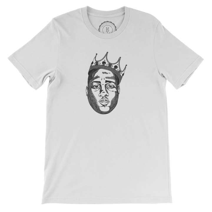 Crowned King "Biggie" Tee for wholesale by BKLYN LEAGUE