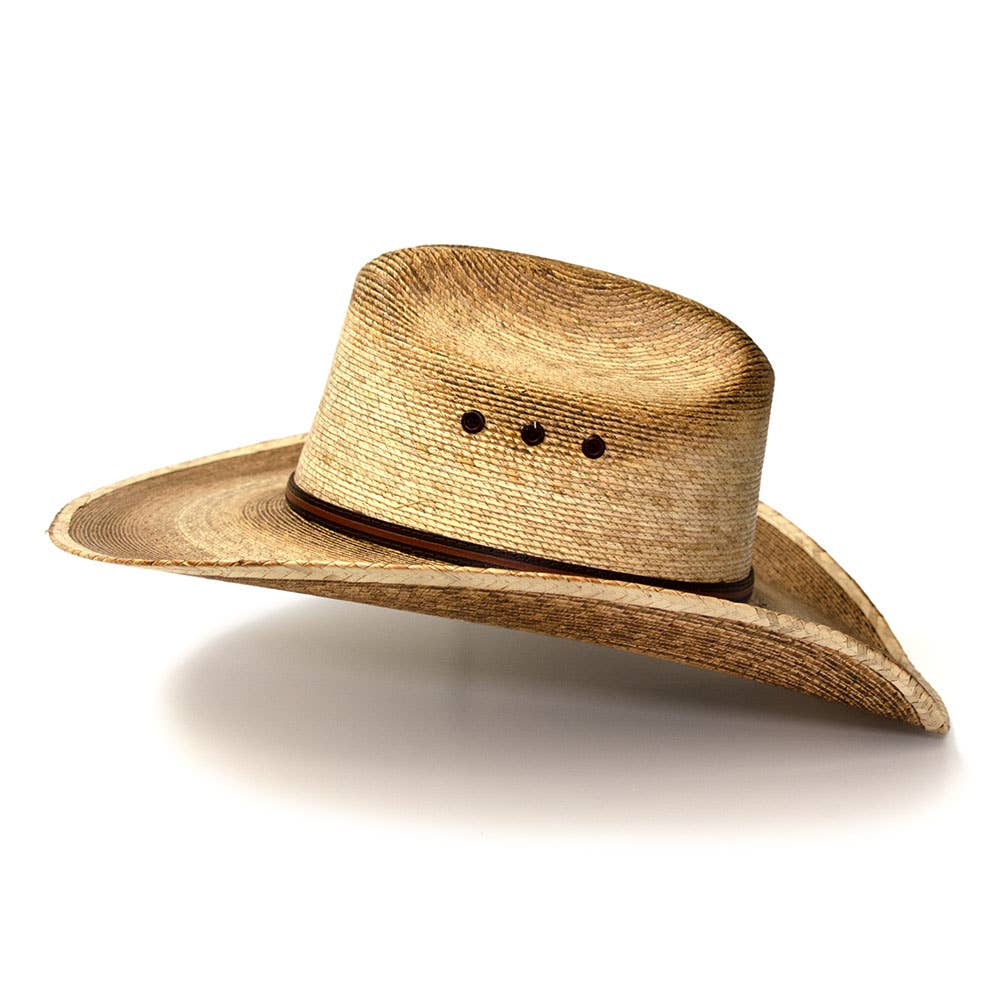 Western Express - Venta al por mayor Sombrero cowboy - Unisex - Sombrero Vaquero Occidental de Paja de Palma5