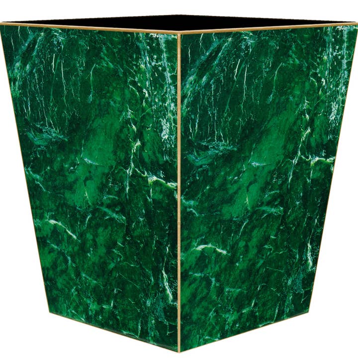 WB9216-Malachit Papierkorb für den Großhandel von Marye-Kelley