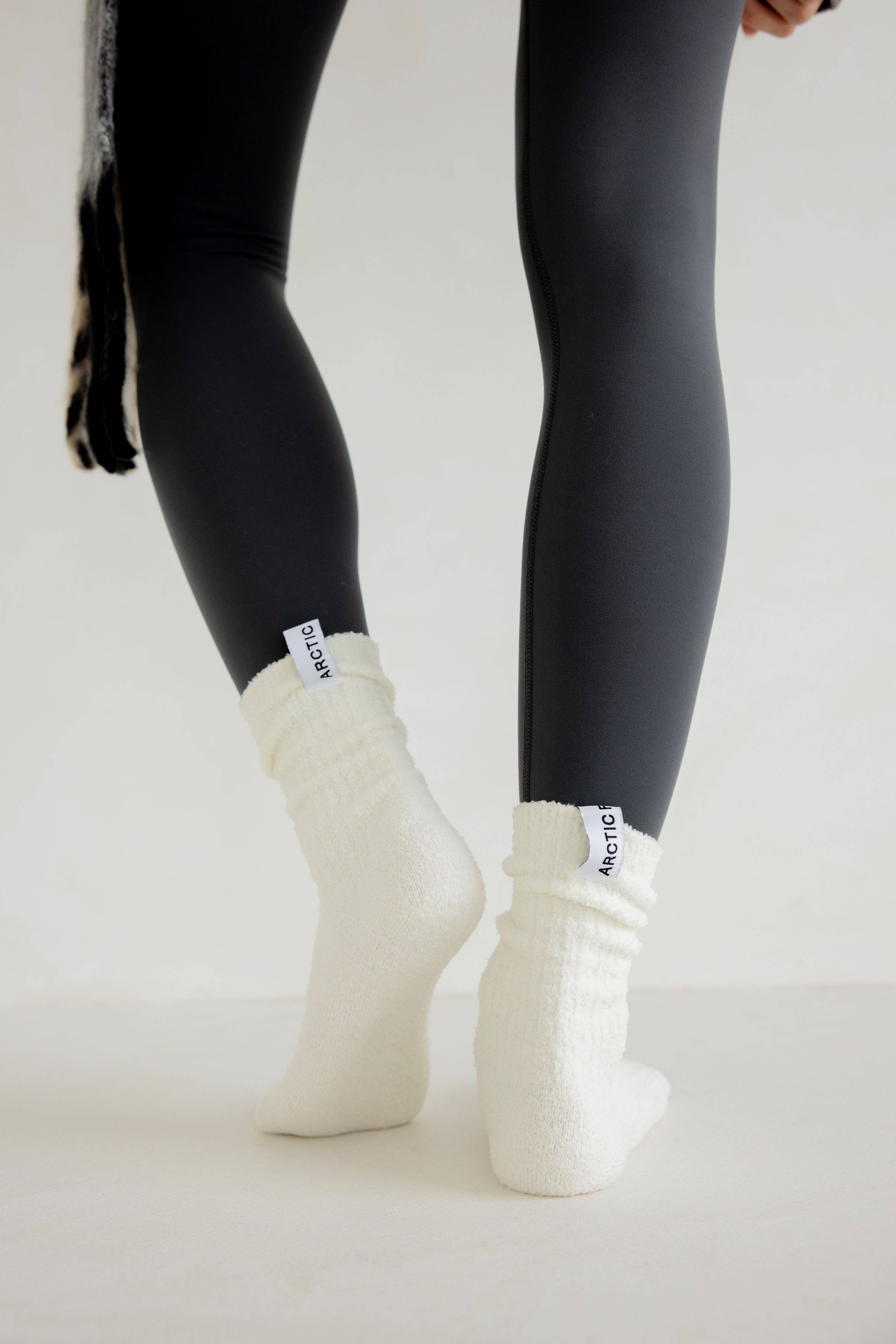 Arctic Fox & Co. - North America - Wholesale Socks - Women's - Cosy Socks - 100% Recycled - White - FW256