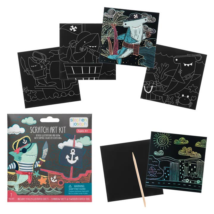 Stephen Joseph Gifts - Wholesale Art Set - Kids & Baby - Scratch Art Kit1