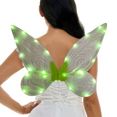 Light-Up Green Fairy Wings for wholesale by KBW Global Corp.