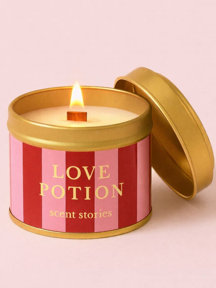 Valentinskerze - Premiumwachs - Liebestrank - Karton mit 12 Stück für den Großhandel von SCENT STORIES by Joanna