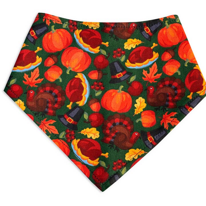 Bandana de Ação de Graças para Cães – Lenço de Outono para Animais de Estimação por atacado de Very Vintage Designs