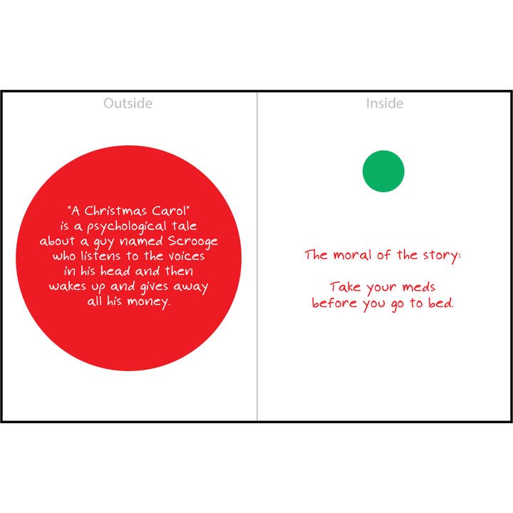 Coffret de cartes de Noël et de vacances d'hiver « Psycho Scrooge » pour la vente par Zippernut Press™