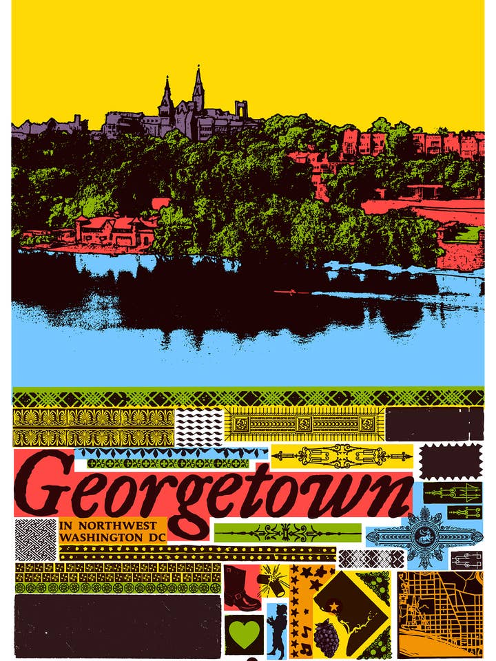 Serigrafía de Georgetown DC para venta al por mayor de Victory Dance Creative