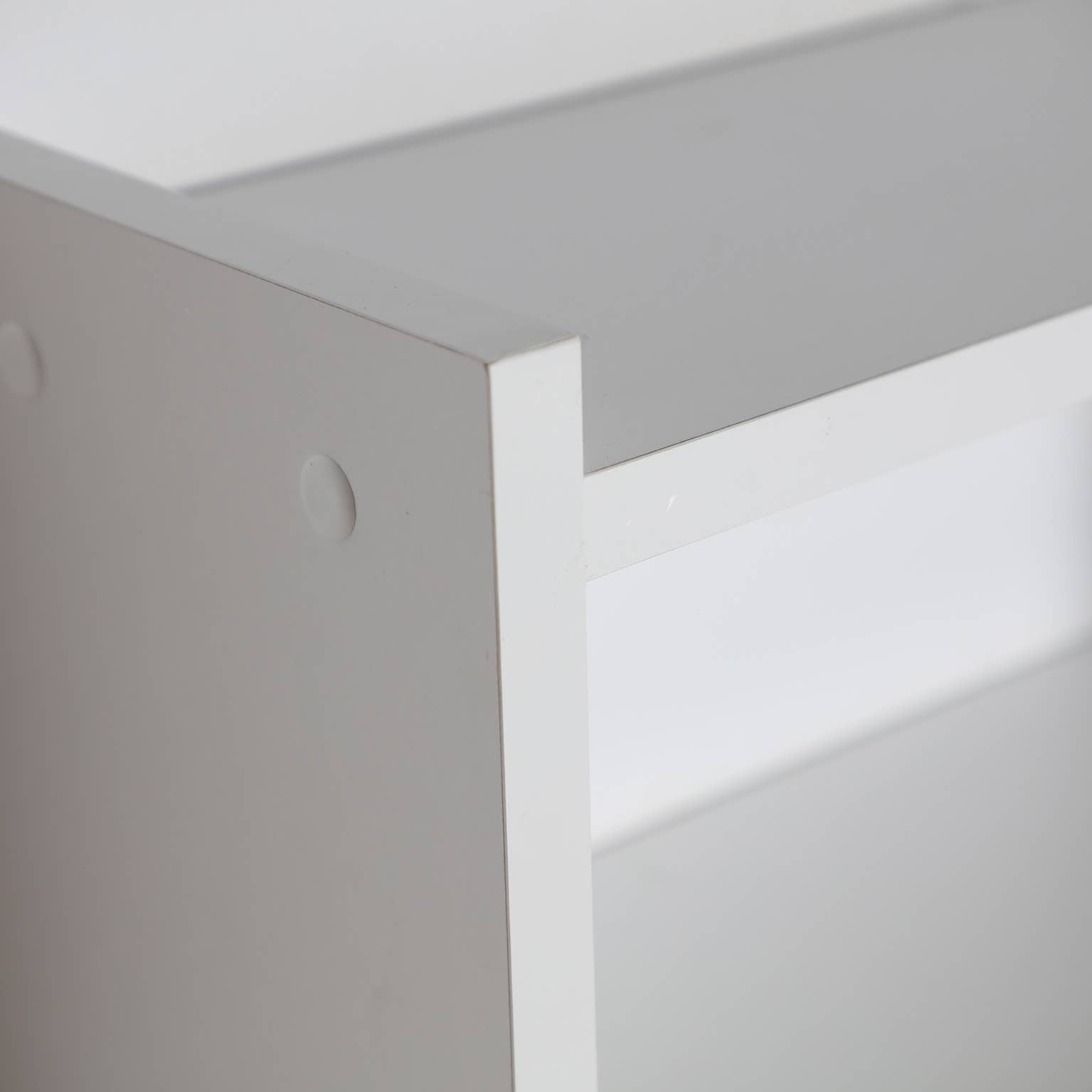 Kodu - Wholesale Bookcase - Alayor Shelf, Made of MDF Wood, In White Color1