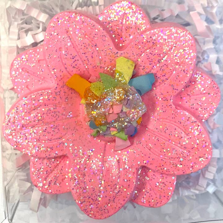 Treat Size - Pink Flower for wholesale by HOPSCOTCH