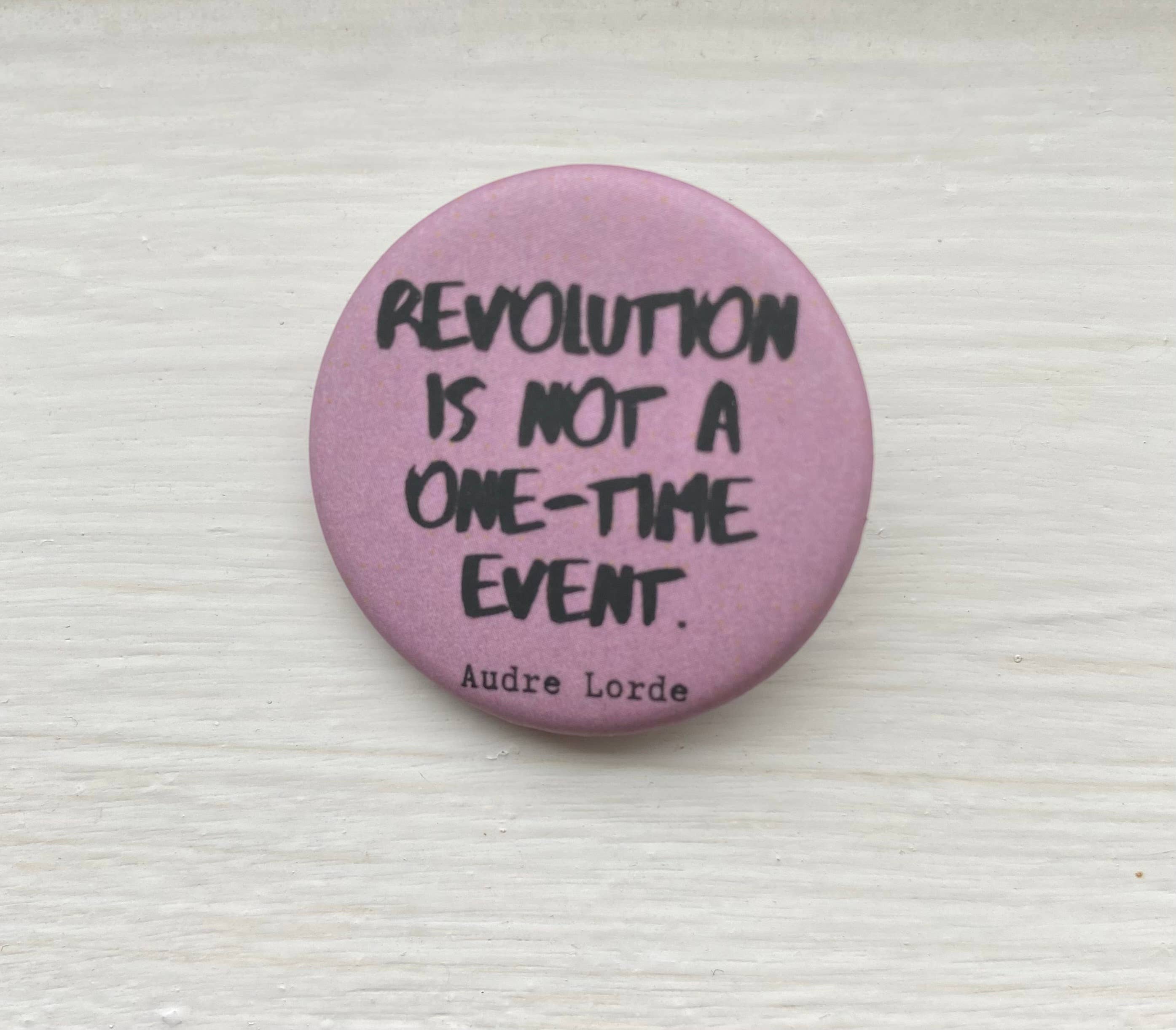 Freethinker Paper Co. - Wholesale Lapel Pin/Button - soft matte eco-friendly activism button pin ~ revolution