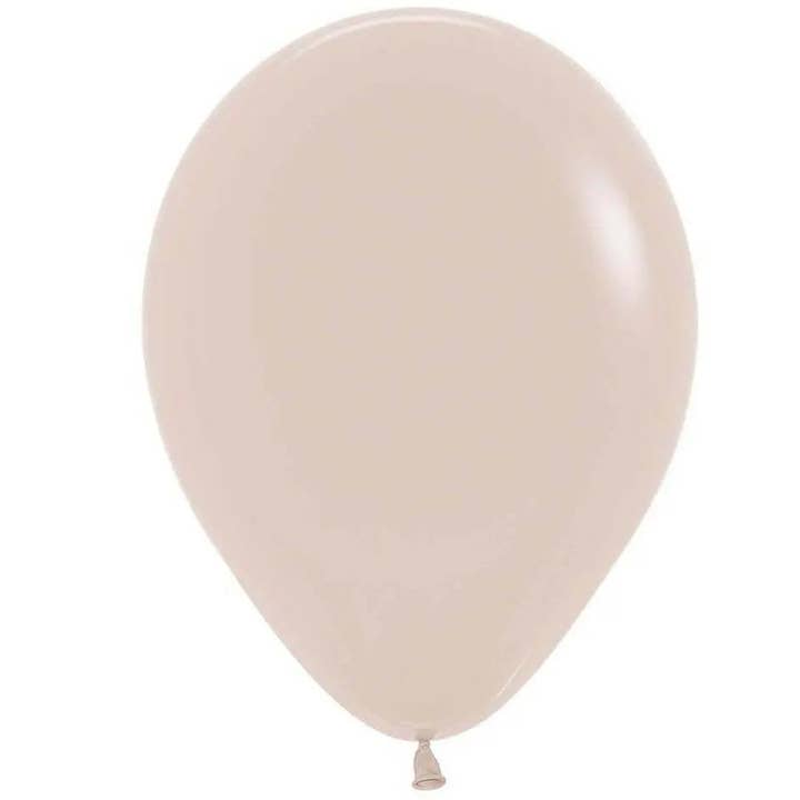 Sempertex - 11" Fashion White Sand Latex Balloons (50pcs) for wholesale by Party Expo, LLC