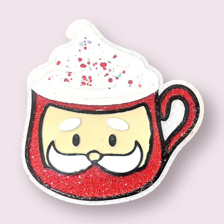 Santa Mug Car freshie  for wholesale by Cup Culture