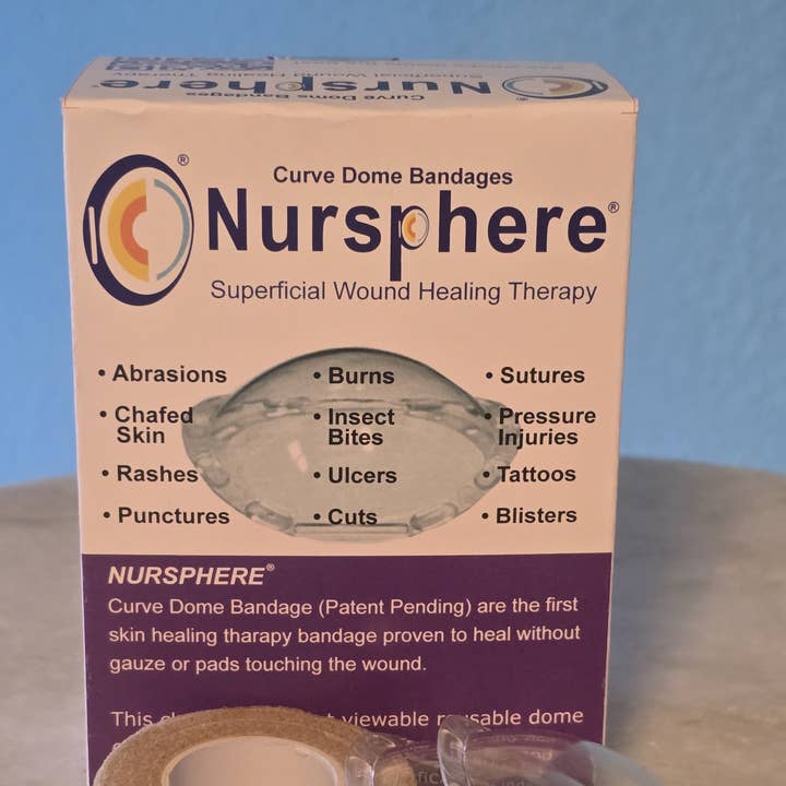 Nursphere Original Dome Bandages - Wholesale Bandaids/Bandages - Nursphere® Original Curve Dome Bandages™/Wound Tracker™ App