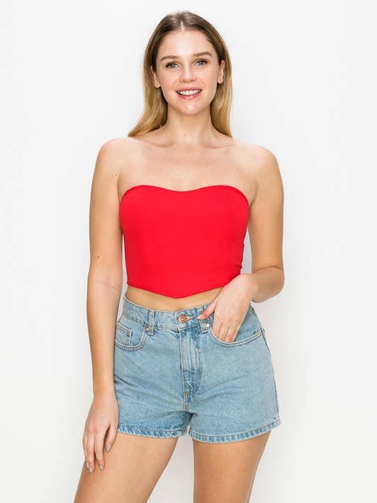 HAUT TUBE À SANGLE ARRIÈRE SH50531 pour la vente par Vibrato Clothing