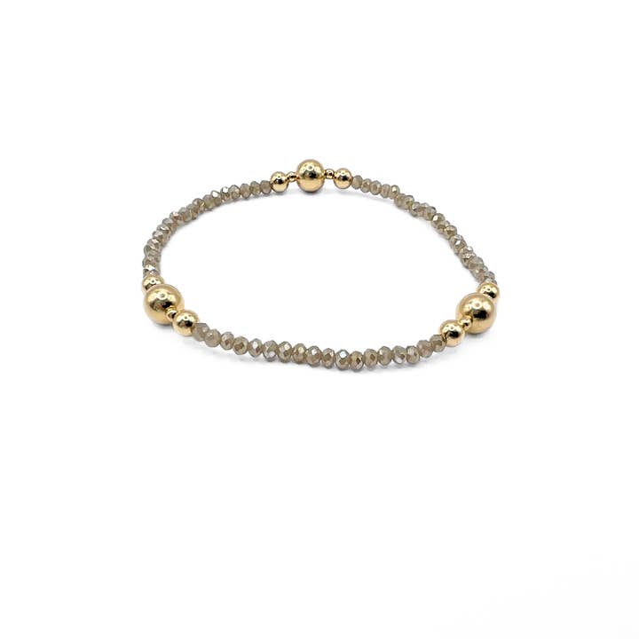 erin gray - Wholesale Beaded Bracelet - The Nantucket Shimmer Collection 14k Gold- Filled Beaded Bracelets
