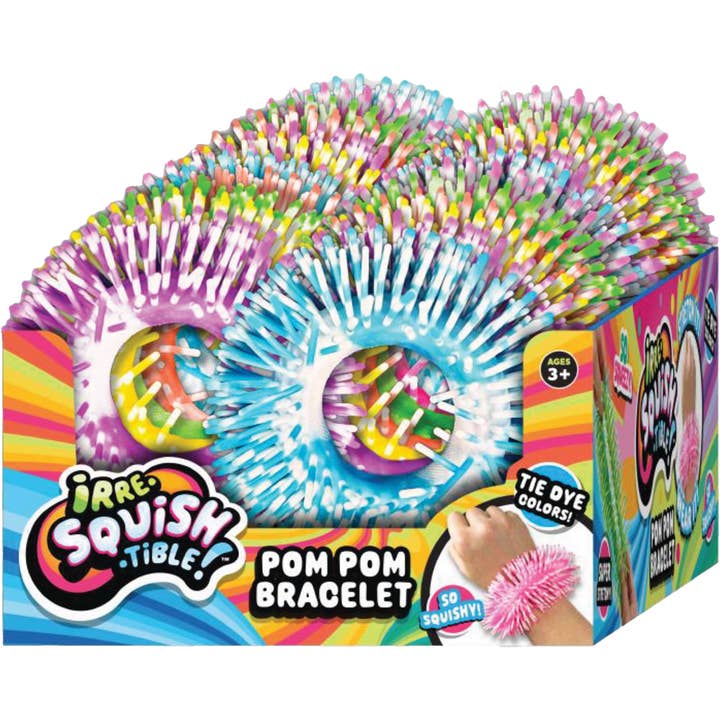 ET Products - Wholesale Link & Chain Bracelet - Pom Bracelet 24-Unit Display