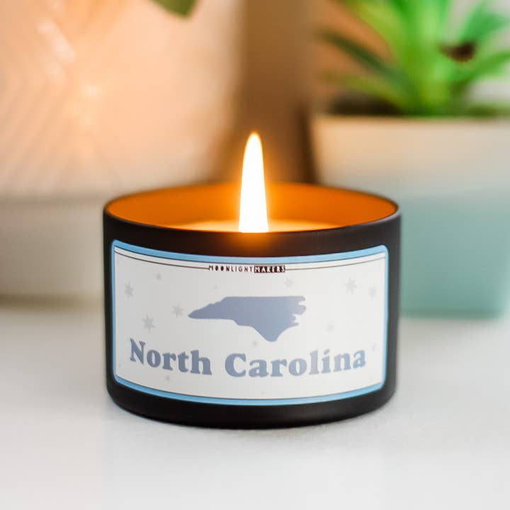 Moonlight Makers - Vente Bougie en bocal - Choose Your State Candles - Bougies à 100 % en cire de soja