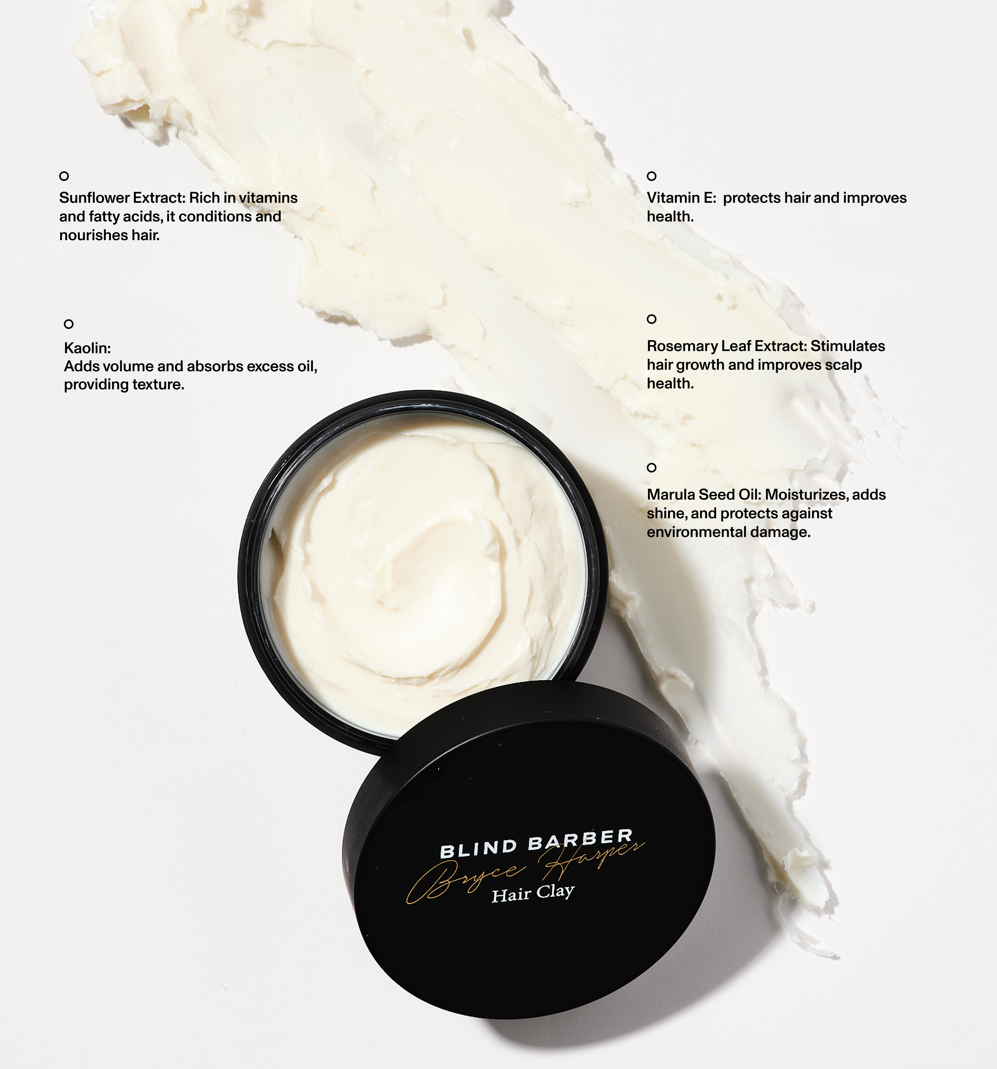 Blind Barber - Wholesale Hair Styling Gel/Mousse - Bryce Harper Hair Clay2