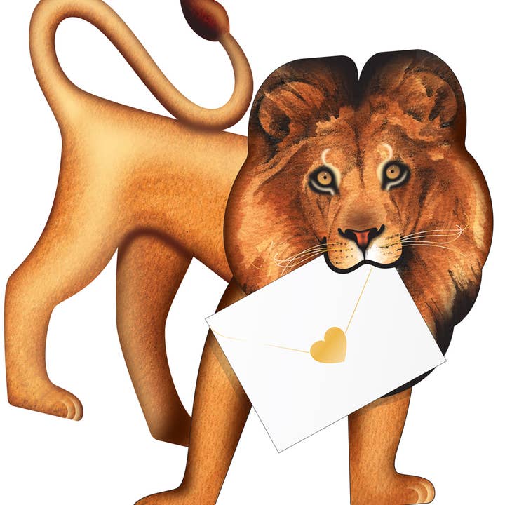 Consegna speciale - Leo Lion 3D Card per la vendita all'ingrosso da parte di Boston International