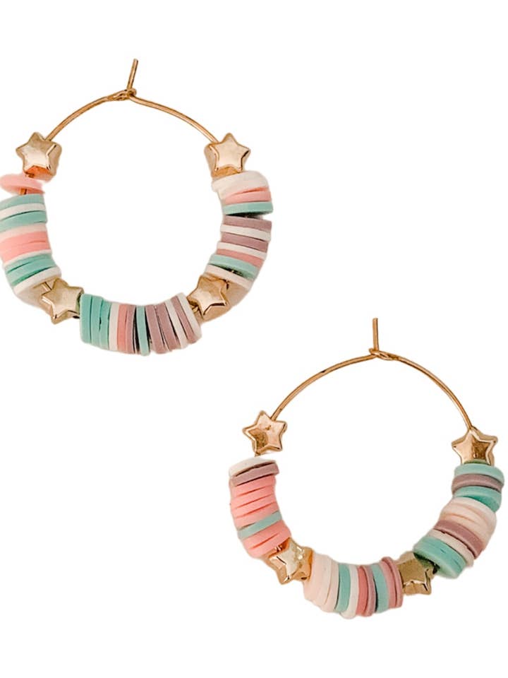 Mini Star Hoops for wholesale by Adri’s