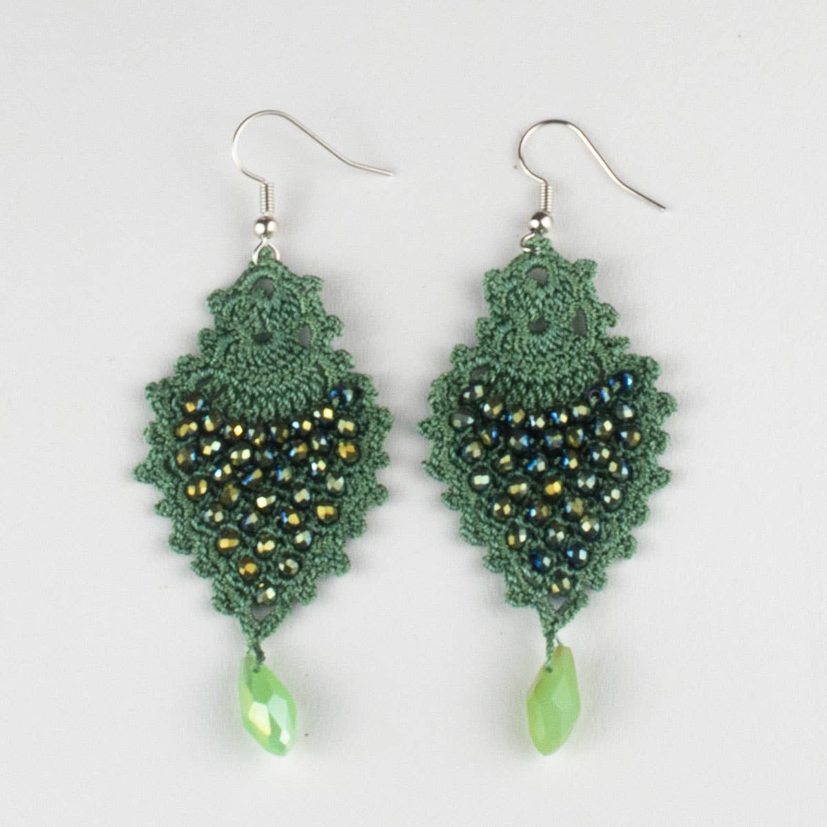 Silk Wool and Bijoux - Wholesale Dangle Earrings - FCE002 Sole Earrings10