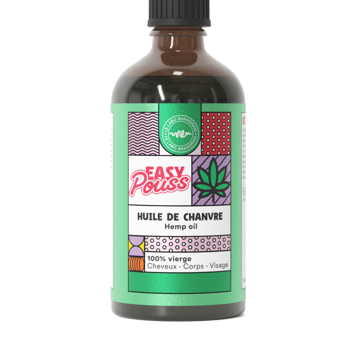 SHANDRANI PARIS - Vente Huiles pour cheveux - Easy Pouss - Huile de chanvre vierge 100%1