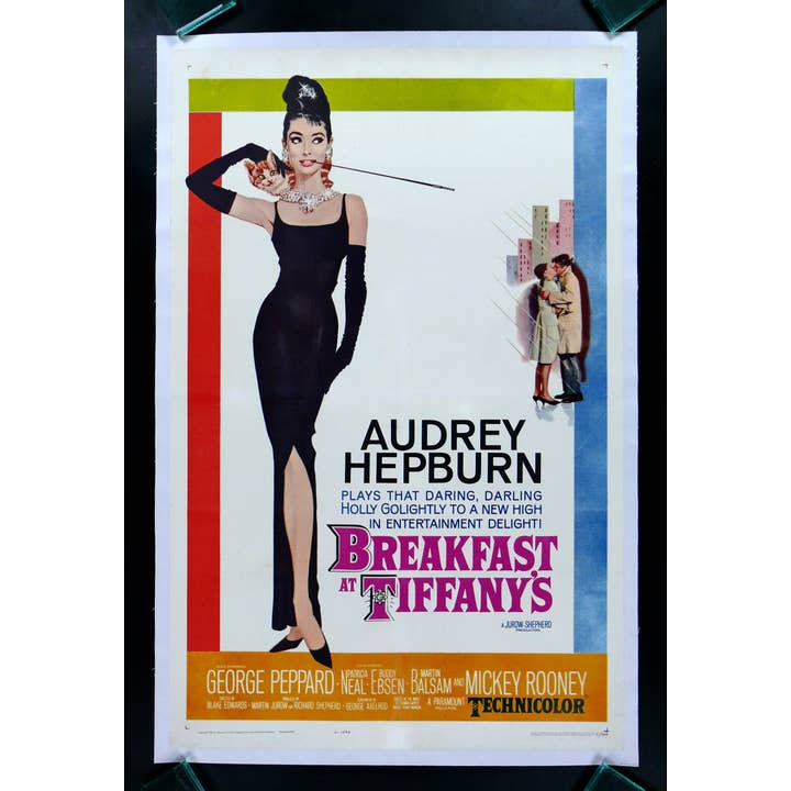 Breakfast At Tiffanys Vintage Movie Posters 16 x 24 for wholesale by BMS BIZ