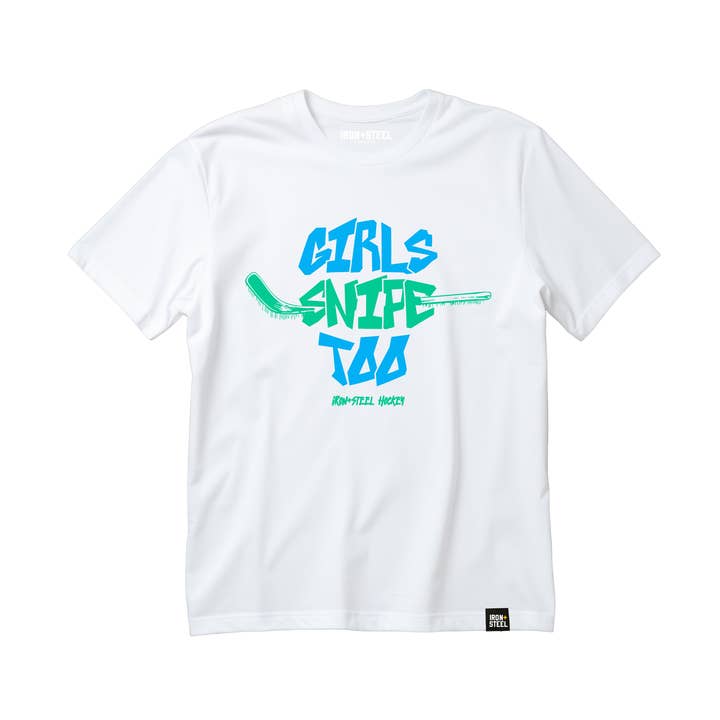 Girls Snipe Too Hockey Tee for wholesale by Iron+Steel Hockey
